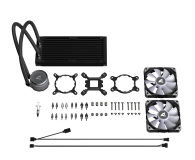 Sharkoon S80 ARGB AIO 240 2x120mm 4044951038008 - 1370215 - zdjęcie 10